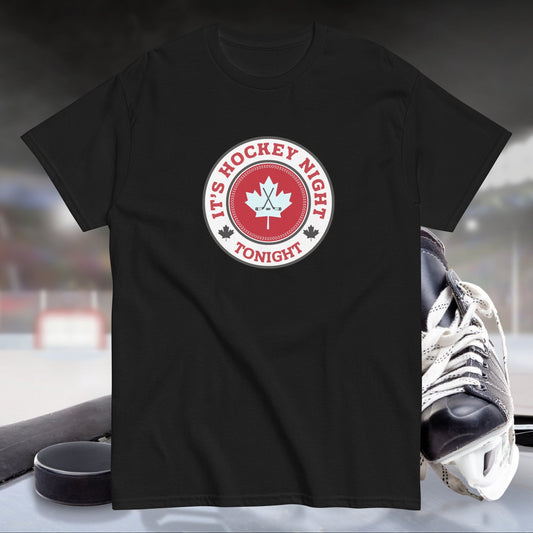 Hockey Night Tonight - Emblem - Classic Tee Black S t-shirt from Raelfly