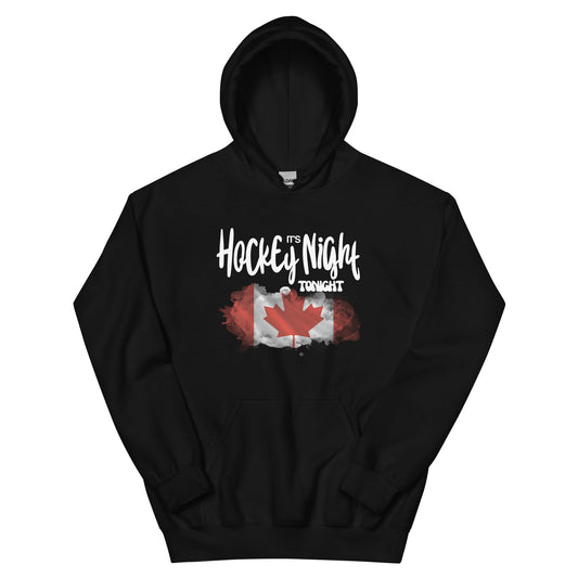 Hockey Night Tonight - Unisex Hoodie Black S t-shirt from Raelfly