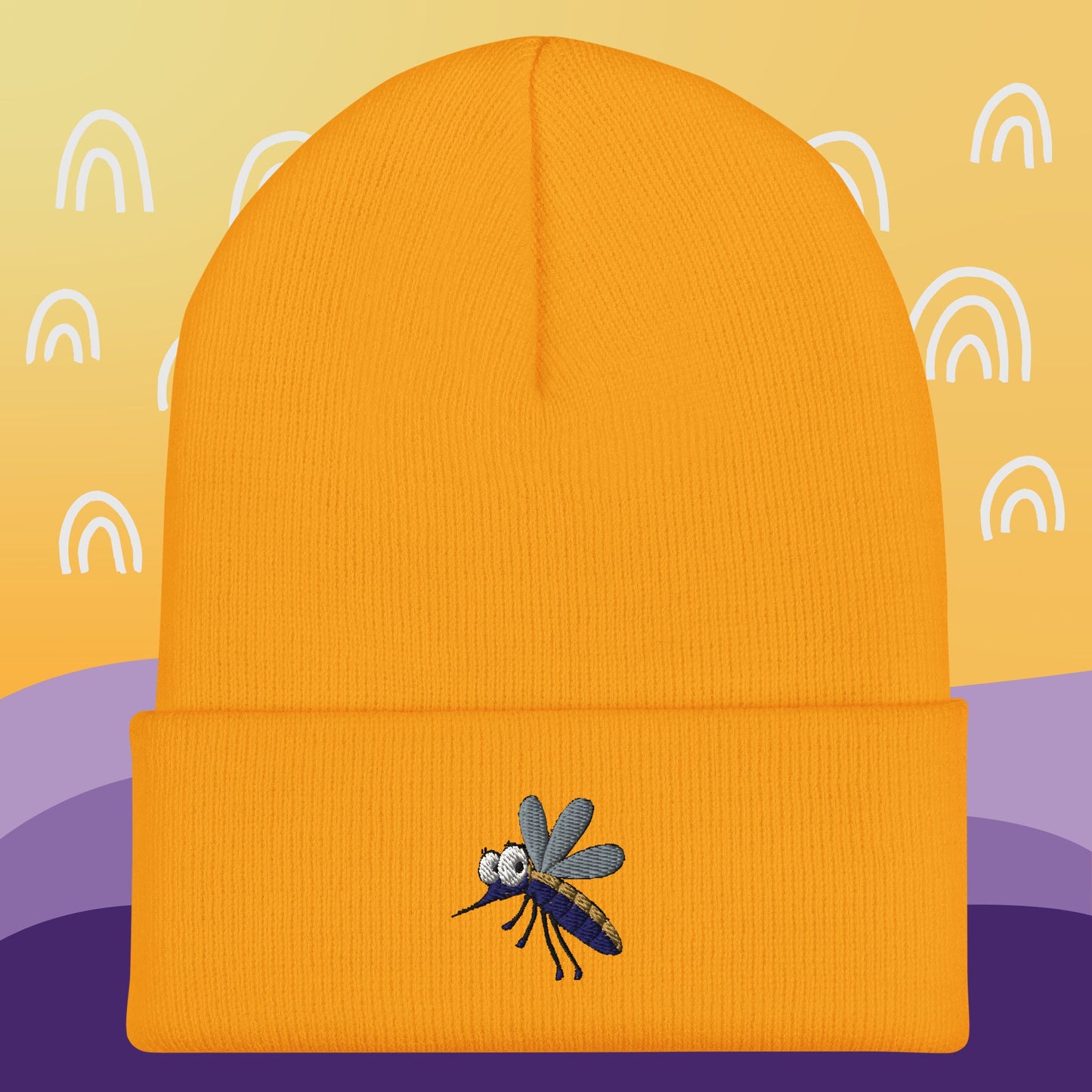 Too Fly - Cuffed Beanie Gold t-shirt from Raelfly