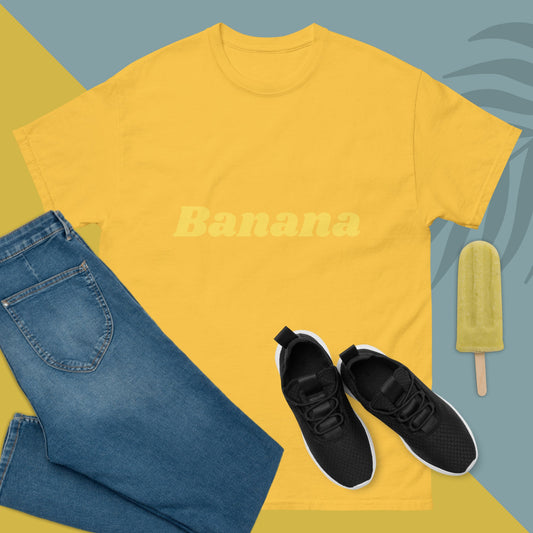Banana - Just Because - Unisex Classic Tee Lime S t-shirt from Raelfly
