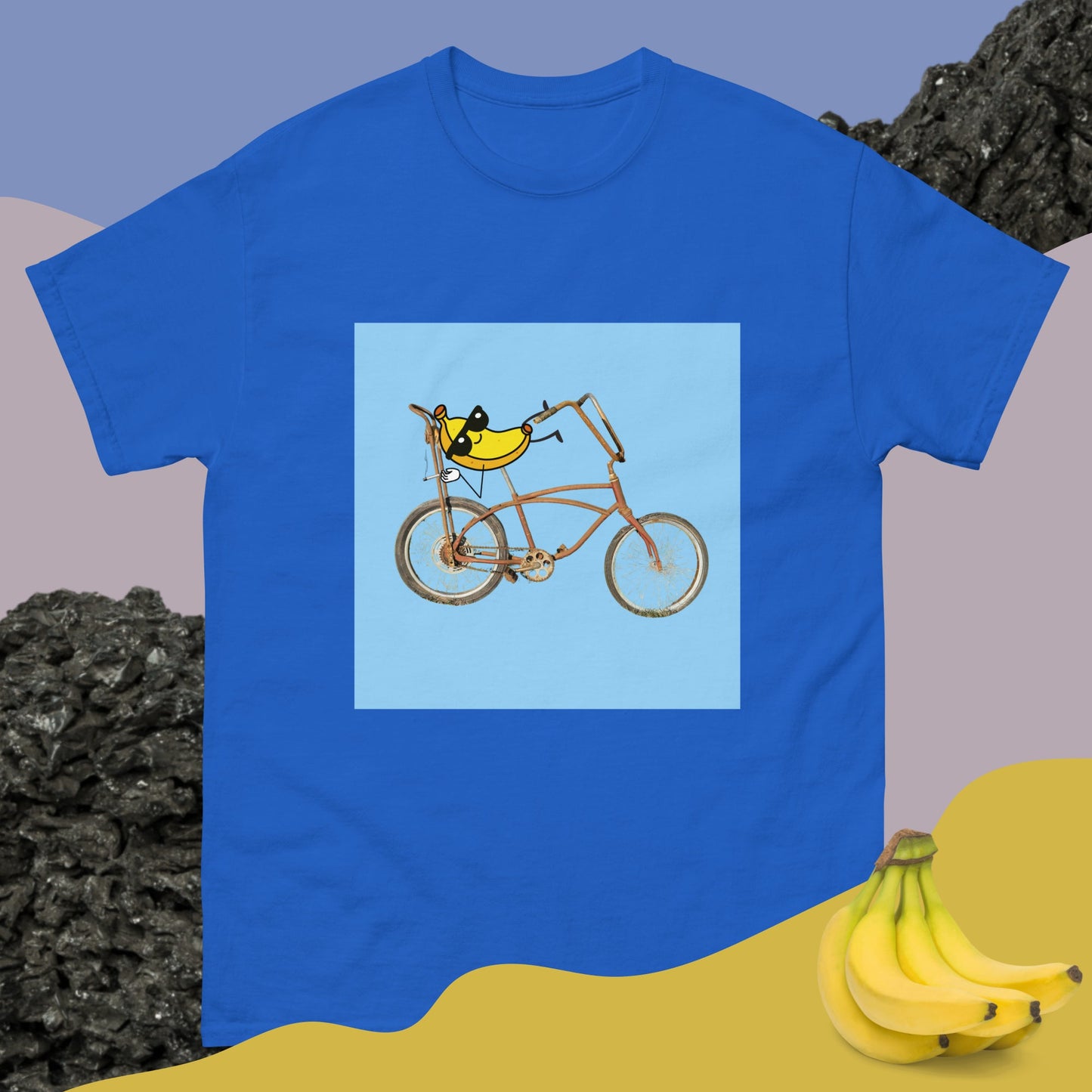 Banana Seat Bike - Unisex Tee Royal S t-shirt from Raelfly