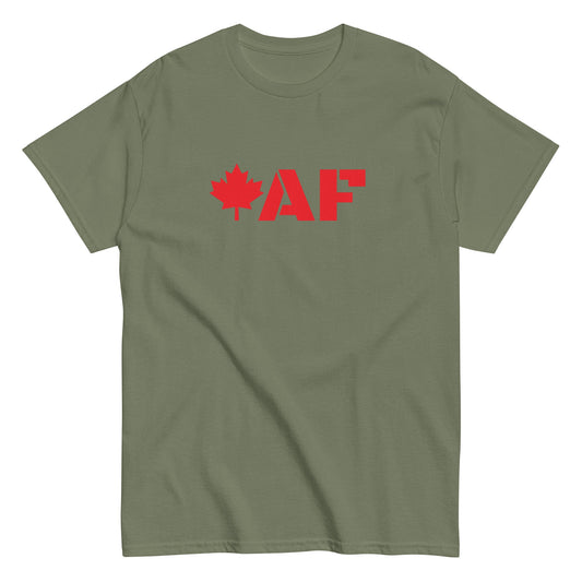 Canada AF - Unisex Tee Military Green S t-shirt from Raelfly