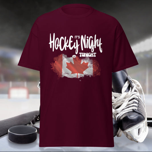 Hockey Night - Classic Tee Maroon S t-shirt from Raelfly