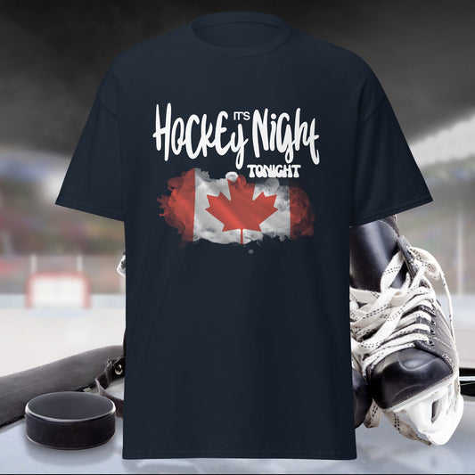 Hockey Night - Classic Tee Navy S t-shirt from Raelfly