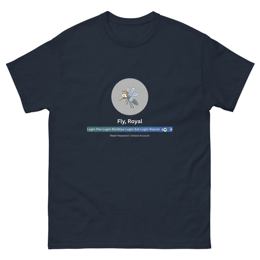 LogIn - Pee - LogIn Tee Navy S t-shirt from Raelfly