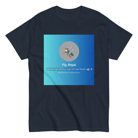LogIn - Pee - LogIn_v2 Tee Navy S t-shirt from Raelfly