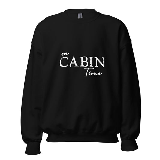 On Cabin Time - Unisex Sweatshirt Black S t-shirt from Raelfly
