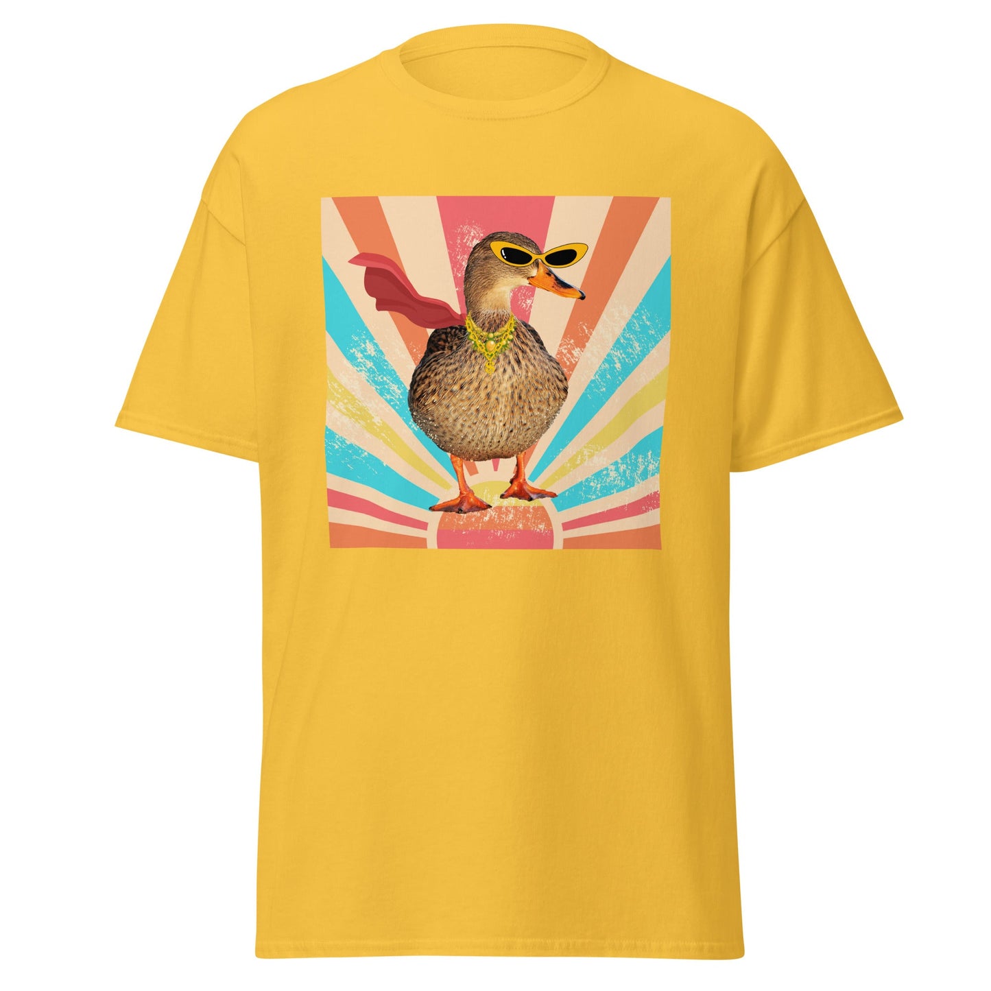 Superhero Duck - Unisex Tee Daisy S t-shirt from Raelfly