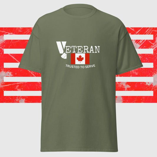 Trusted to Serve - Unisex Classic Tee Military Green S t-shirt from Raelfly