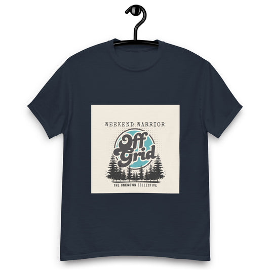 Weekend Warrior - The Unknown Collective - Unisex Tee Navy S t-shirt from Raelfly